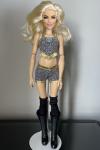 Mattel - WWE Superstars - Superstar Fashions Charlotte Flair - Poupée